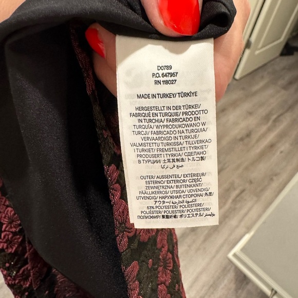 NWT Boden Structured Jacquard Dress Size 4 - Picture 10 of 11